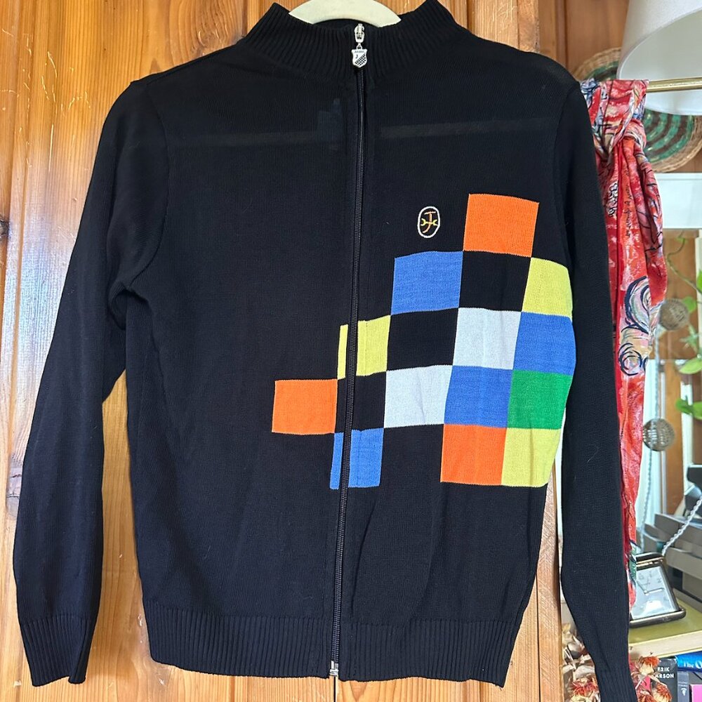 Vintage y2k sporty gold zip up Size M